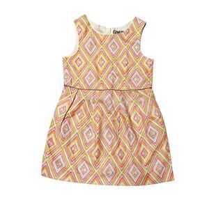 Genuine Kids Retro Diamonds Shift Dress Size 2T